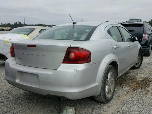 1B3BD1FB8BN558181 - 2011 DODGE AVENGER MA SILVER photo 4