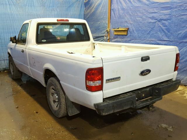 1FTYR10D19PA55949 - 2009 FORD RANGER WHITE photo 3