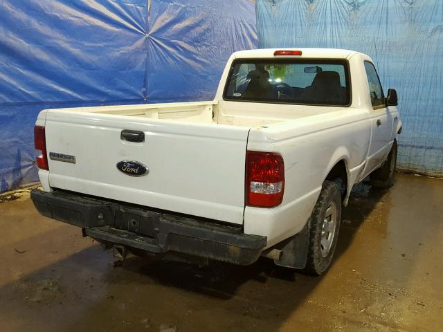 1FTYR10D19PA55949 - 2009 FORD RANGER WHITE photo 4