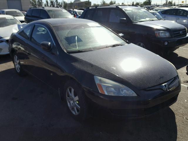 1HGCM82675A008682 - 2005 HONDA ACCORD EX BLACK photo 1