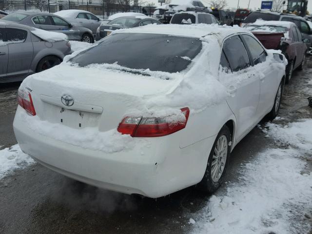 4T4BE46K39R077768 - 2009 TOYOTA CAMRY BASE WHITE photo 4