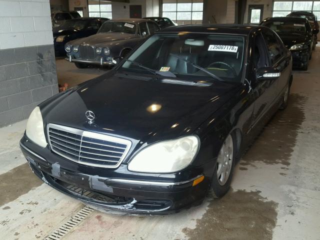 WDBNG75J24A396068 - 2004 MERCEDES-BENZ S 500 BLACK photo 2