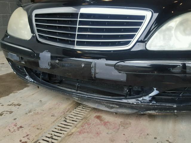 WDBNG75J24A396068 - 2004 MERCEDES-BENZ S 500 BLACK photo 9