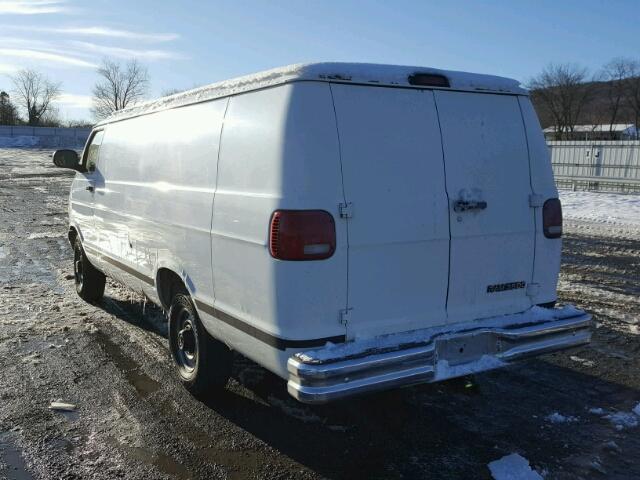 2D7KB31Z43K511043 - 2003 DODGE RAM VAN B3 WHITE photo 3