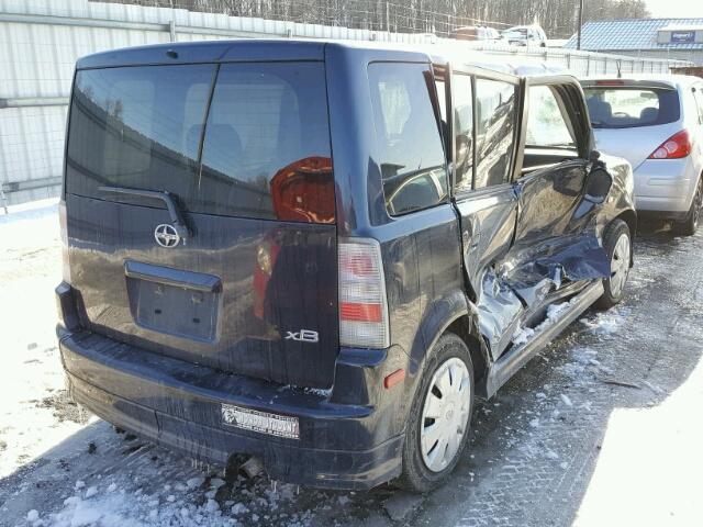 JTLKT324X64108908 - 2006 TOYOTA SCION XB 黑色 照片 4