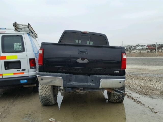 1FT7W2B68BEA05480 - 2011 FORD F250 SUPER BLACK photo 9