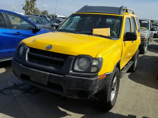 5N1ED28Y72C570753 - 2002 NISSAN XTERRA XE YELLOW photo 2