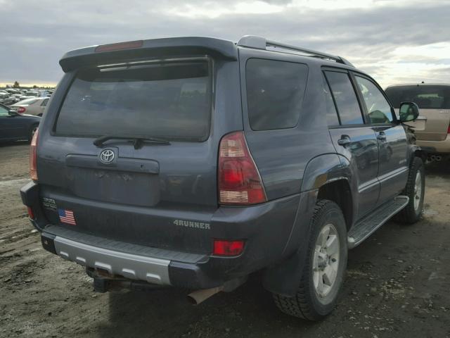 JTEBT17R940029380 - 2004 TOYOTA 4RUNNER LI GRAY photo 4