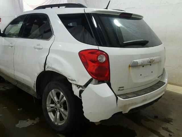 2CNFLEEW4A6209340 - 2010 CHEVROLET EQUINOX LT WHITE photo 9