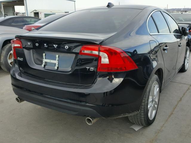 YV1612FS6D1216473 - 2013 VOLVO S60 T5 BLACK photo 4