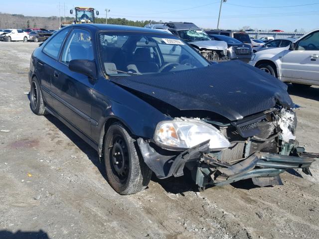 1HGEJ6128YL012236 - 2000 HONDA CIVIC DX GREEN photo 1