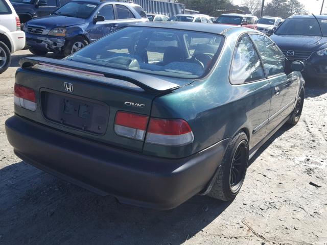 1HGEJ6128YL012236 - 2000 HONDA CIVIC DX GREEN photo 4