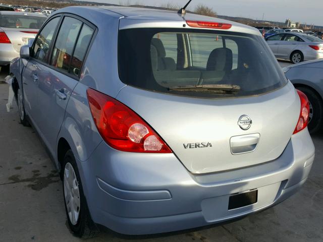 3N1BC1CP0CK212427 - 2012 NISSAN VERSA S BLUE photo 3