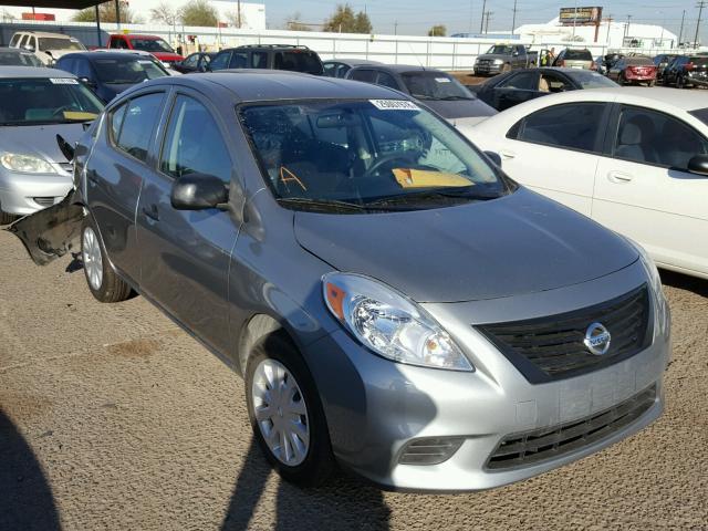 3N1CN7AP1EL816649 - 2014 NISSAN VERSA SILVER photo 1