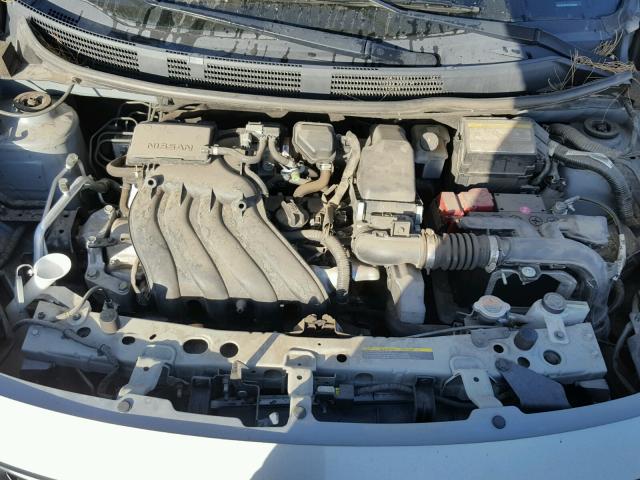 3N1CN7AP1EL816649 - 2014 NISSAN VERSA SILVER photo 7