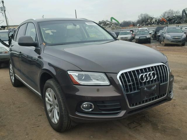 WA1LFAFP9EA040787 - 2014 AUDI Q5 PREMIUM BROWN photo 1