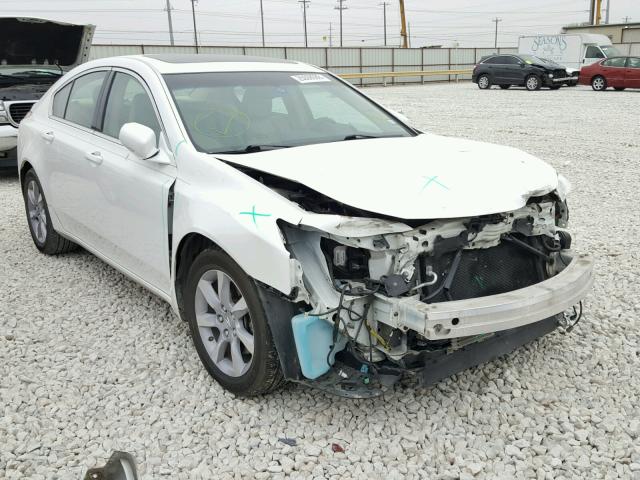 19UUA8F29EA001575 - 2014 ACURA TL WHITE photo 1