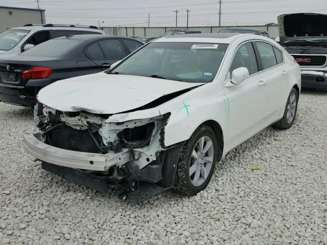 19UUA8F29EA001575 - 2014 ACURA TL WHITE photo 2