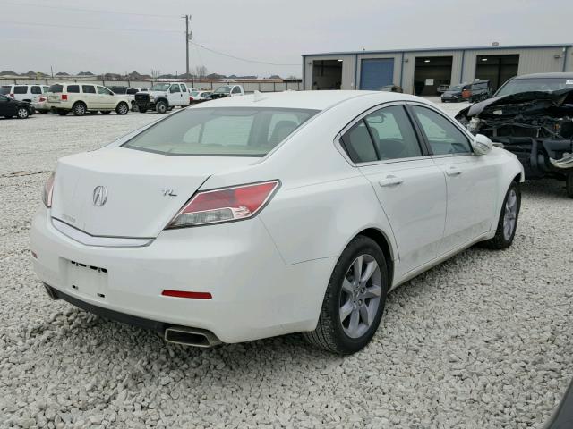 19UUA8F29EA001575 - 2014 ACURA TL WHITE photo 4