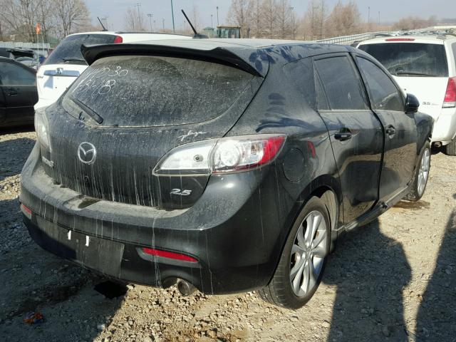 JM1BL1M59B1423720 - 2011 MAZDA 3 S BLACK photo 4