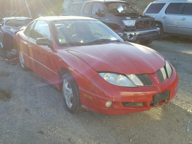 1G2JB12F347330982 - 2004 PONTIAC SUNFIRE RED photo 1