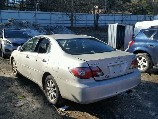 JTHBF30G320072494 - 2002 LEXUS ES 300 TAN photo 3