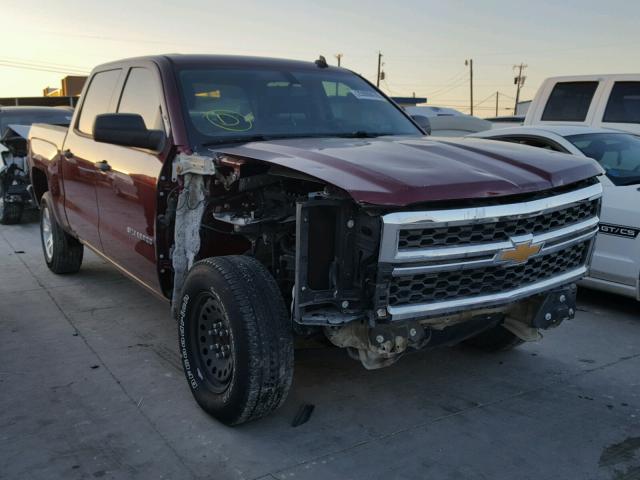 3GCPCREH9EG174838 - 2014 CHEVROLET SILVERADO MAROON photo 1