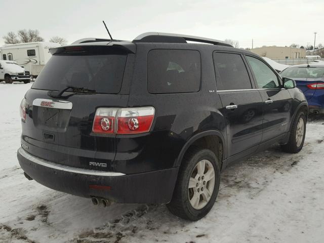 1GKEV33708J129948 - 2008 GMC ACADIA SLT შავი ფოტო 4