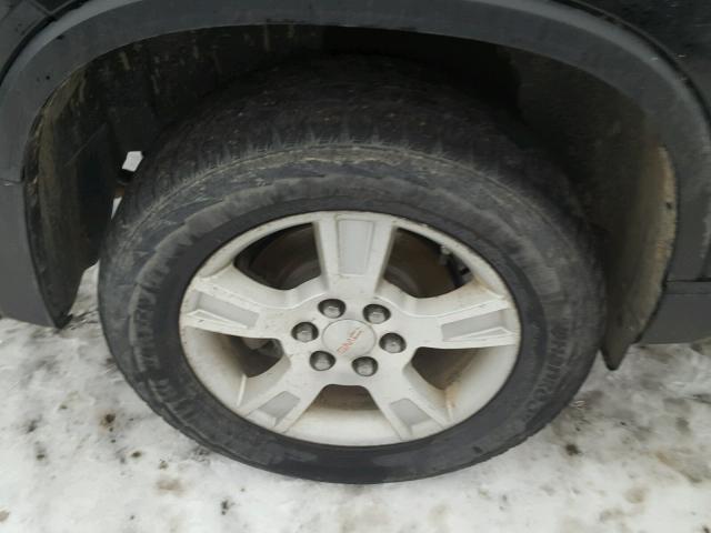 1GKEV33708J129948 - 2008 GMC ACADIA SLT შავი ფოტო 9