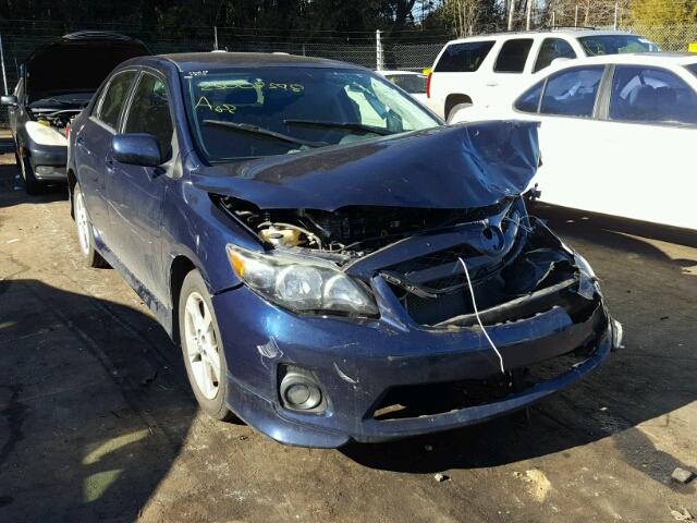 2T1BU4EE5CC907457 - 2012 TOYOTA COROLLA BA BLUE photo 1