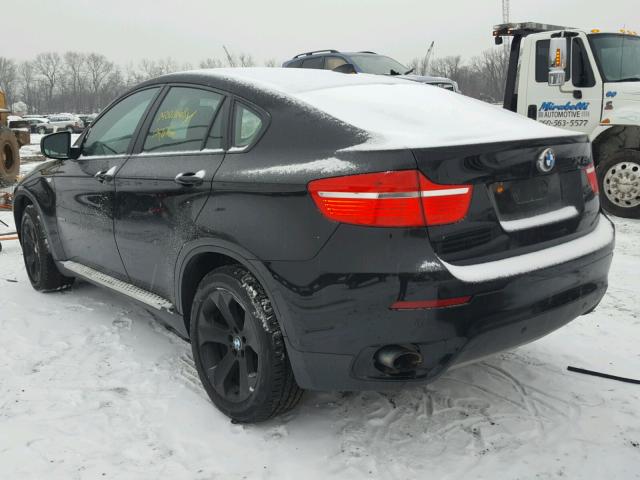 5UXFG2C59BLX06036 - 2011 BMW X6 XDRIVE3 BLACK photo 3