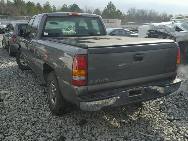 2GTEC19V611313349 - 2001 GMC NEW SIERRA GRAY photo 3