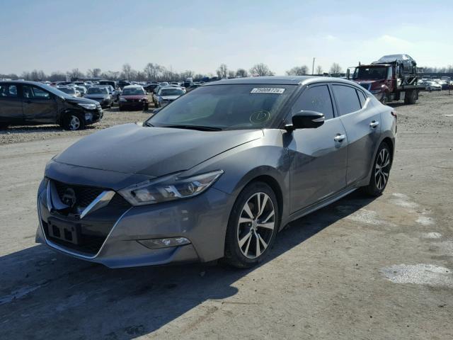 1N4AA6AP8HC389826 - 2017 NISSAN MAXIMA 3.5 GRAY photo 2