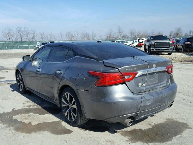 1N4AA6AP8HC389826 - 2017 NISSAN MAXIMA 3.5 GRAY photo 3