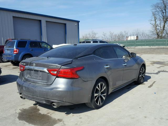 1N4AA6AP8HC389826 - 2017 NISSAN MAXIMA 3.5 GRAY photo 4