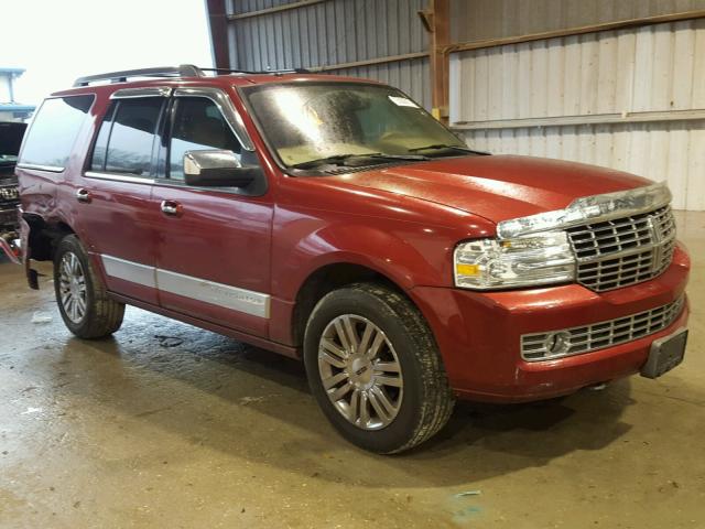 5LMFU27527LJ14661 - 2007 LINCOLN NAVIGATOR MAROON photo 1