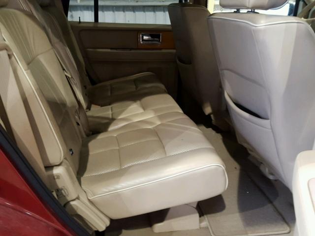 5LMFU27527LJ14661 - 2007 LINCOLN NAVIGATOR MAROON photo 6