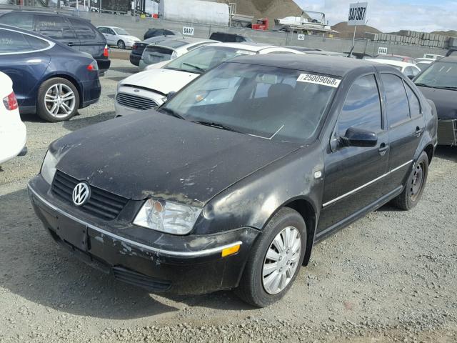 3VWRA69M74M132590 - 2004 VOLKSWAGEN JETTA GL BLACK photo 2