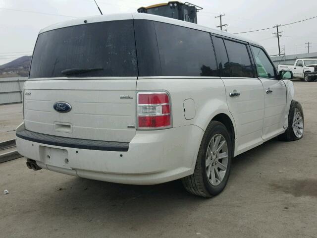 2FMHK6CC0CBD12582 - 2012 FORD FLEX SEL WHITE photo 4