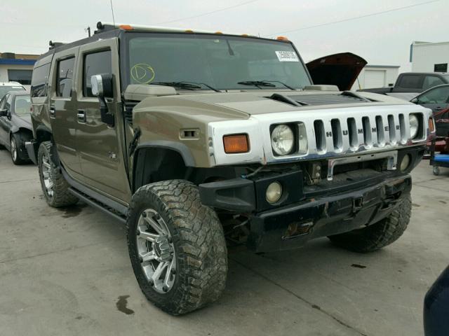 5GRGN23U25H108055 - 2005 HUMMER H2 GREEN photo 1