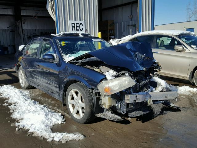 JN1DA31DX3T518303 - 2003 NISSAN MAXIMA GLE BLUE photo 1