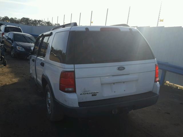 1FMZU63K93UA28898 - 2003 FORD EXPLORER X WHITE photo 3