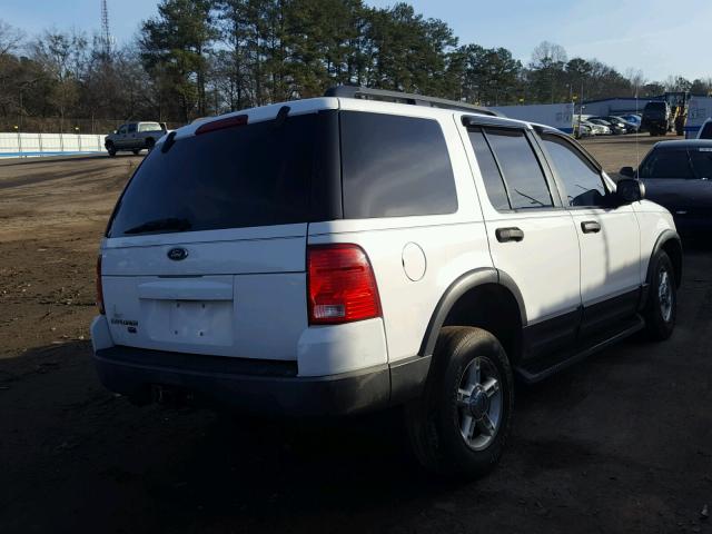 1FMZU63K93UA28898 - 2003 FORD EXPLORER X WHITE photo 4