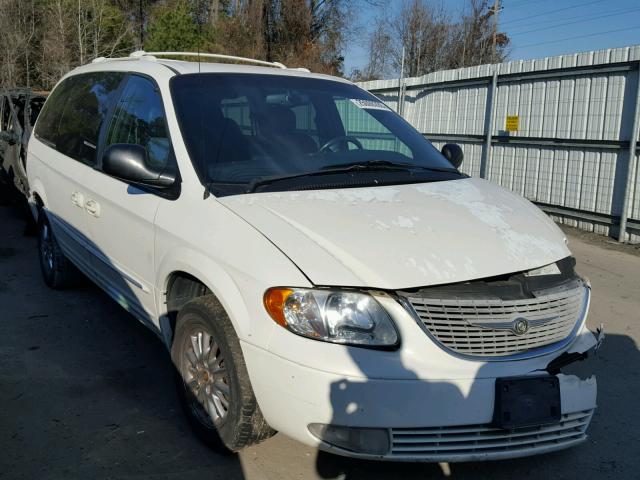 2C8GP64L02R533703 - 2002 CHRYSLER TOWN & COU WHITE photo 1