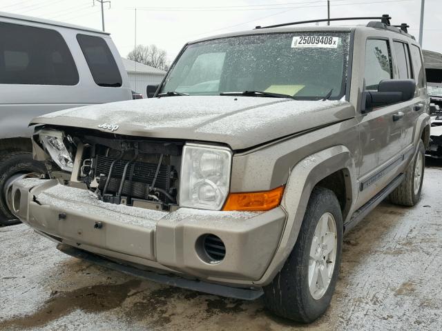 1J8HG48K76C104061 - 2006 JEEP COMMANDER ბეჟი ფოტო 2