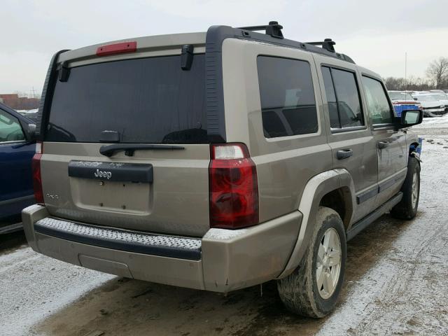 1J8HG48K76C104061 - 2006 JEEP COMMANDER ბეჟი ფოტო 4