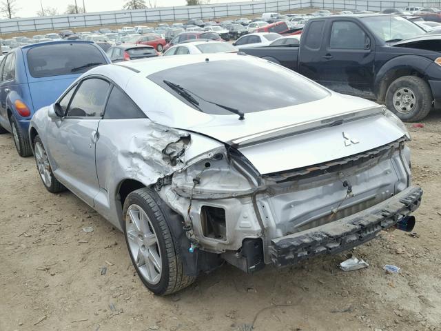 4A3AK34T28E001246 - 2008 MITSUBISHI ECLIPSE GT SILVER photo 3