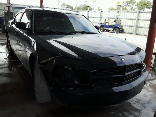 2B3KA43G78H181564 - 2008 DODGE CHARGER BLACK photo 1