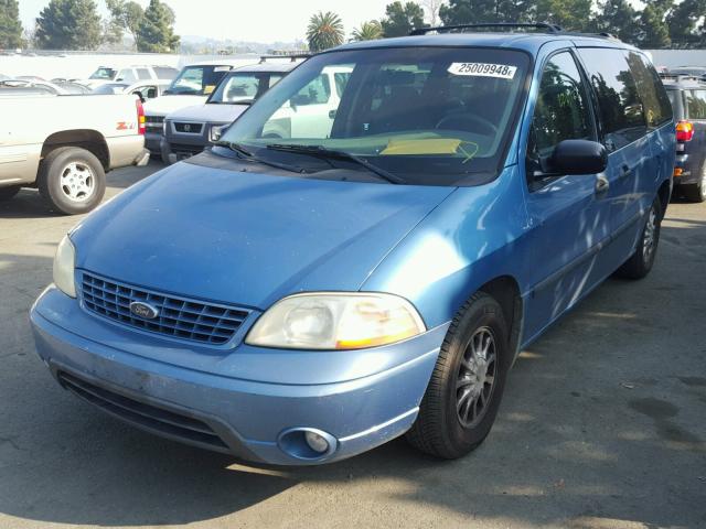 2FMZA51433BB91012 - 2003 FORD WINDSTAR L BLUE photo 2