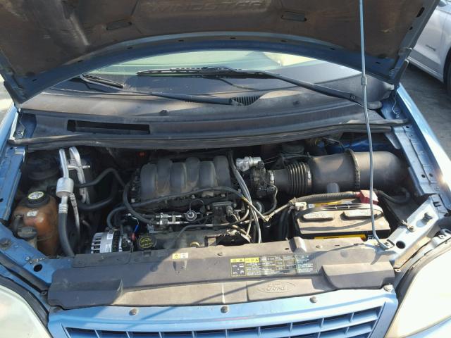 2FMZA51433BB91012 - 2003 FORD WINDSTAR L BLUE photo 7